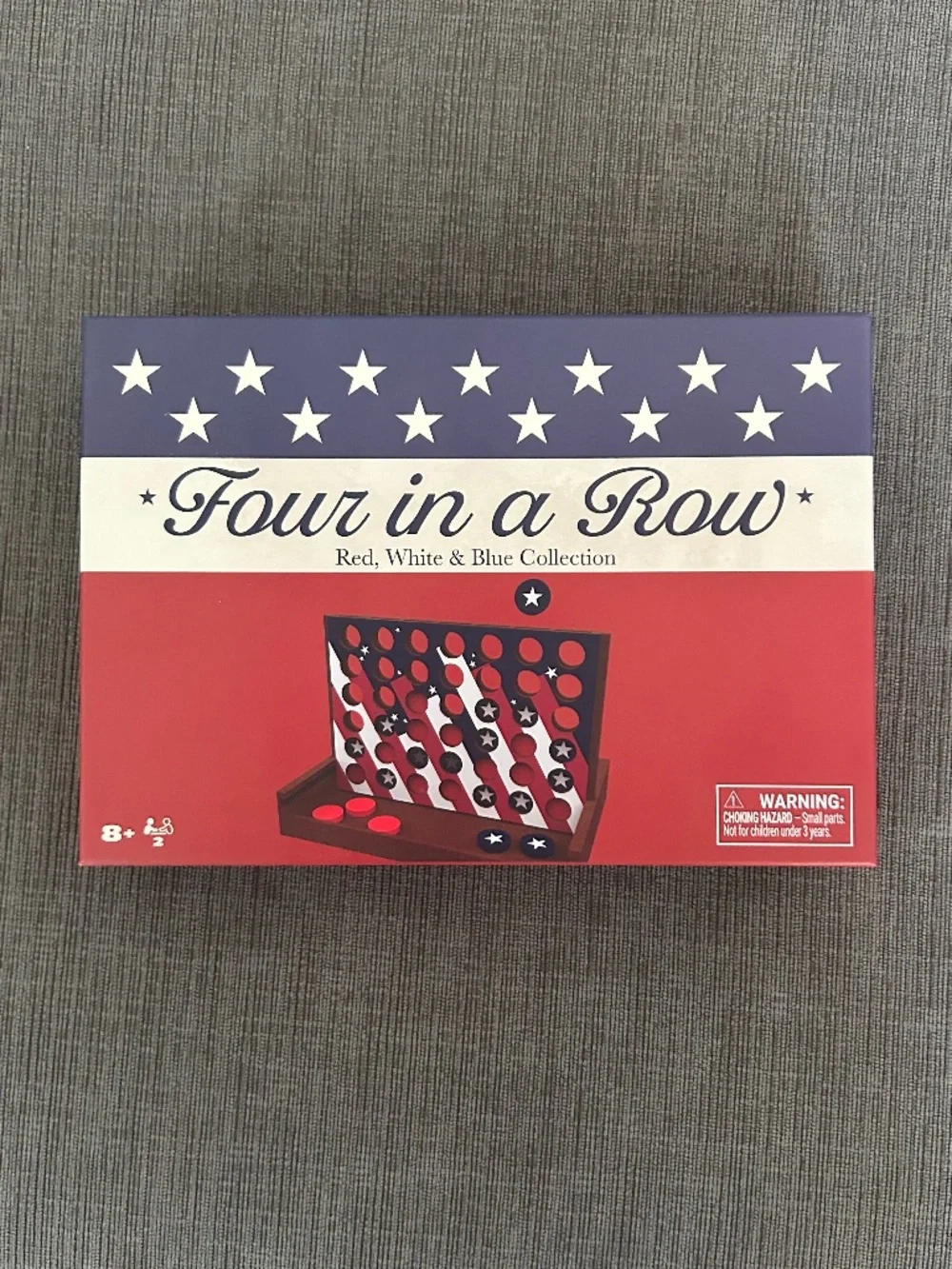 Four in a Row Americana collection in red white blue Target exclusive